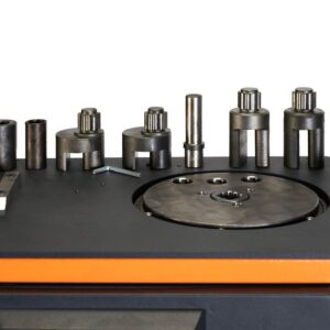 Rebar bending machine table with complete bending pin and bush set