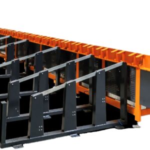 Full view of the ARC LINE 55 automated hydraulic rebar cutting machine